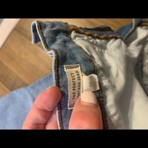 Madewell Perfect Vintage Jean in Coffey Wash: worn-in edition